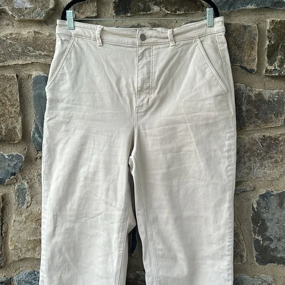 Everlane The Easy Pants Organic Cotton in Canvas Size 16